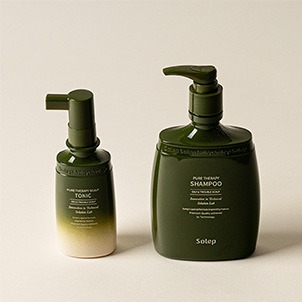 Special set of 2 types of scalp care.